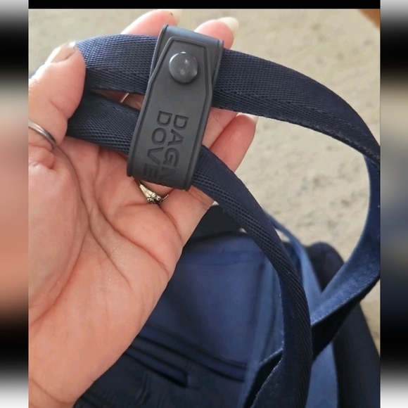 Dagne Dover Navy Blue 365 Neoprene Landon Travel & Gym Weekend Bag Medium - Picture 7 of 13